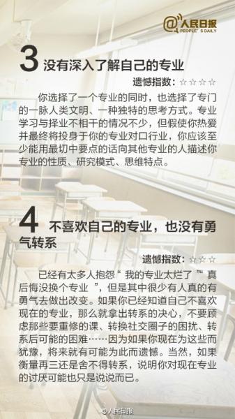 有圖有話|大學(xué)最遺憾的16件事，你中槍了嗎？